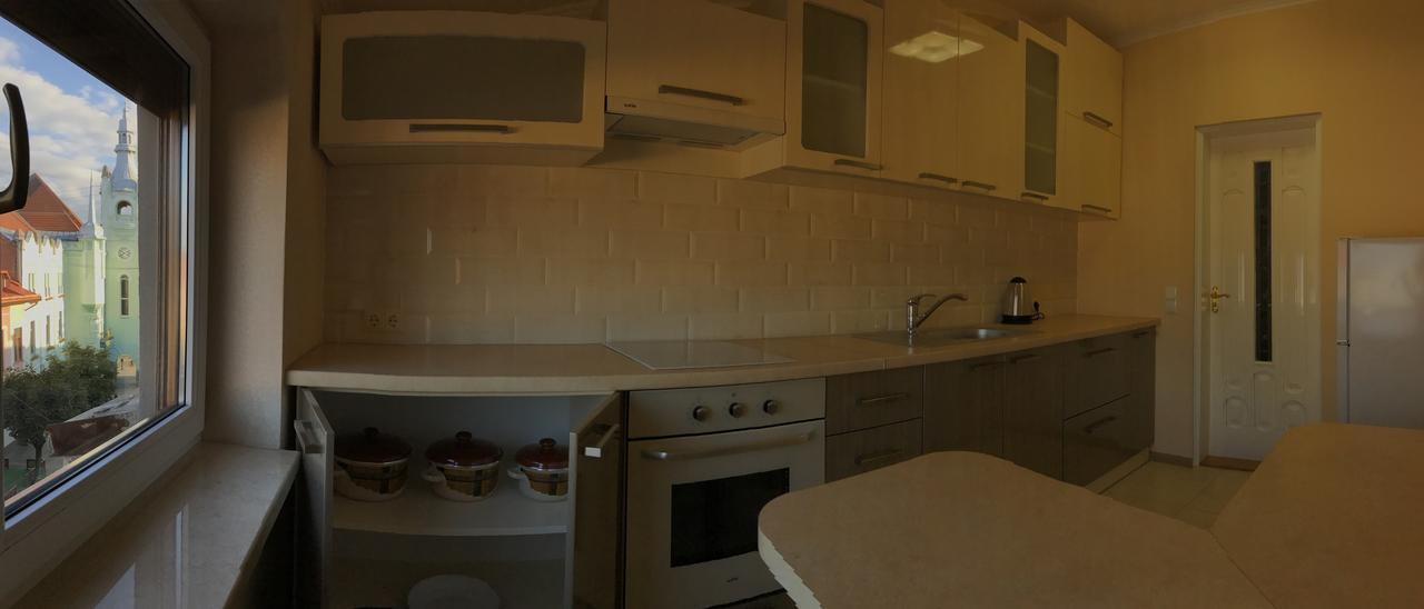מוקצ'בה Panoramic View Top Floor Apartment In The City Center מראה חיצוני תמונה